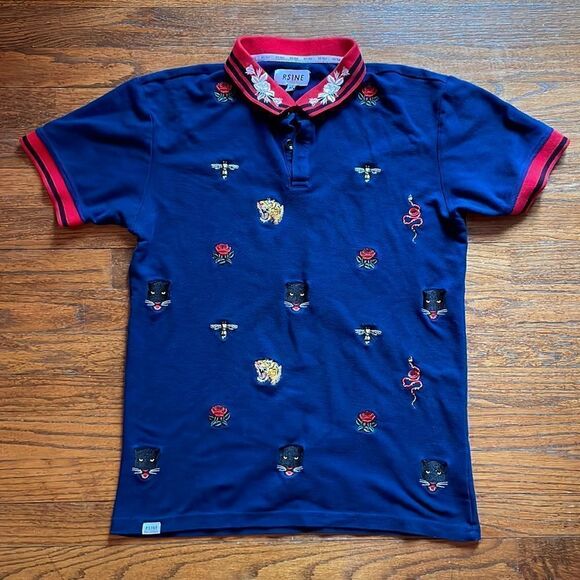RS1NE Embroidered Polo  - Picture 1 of 7